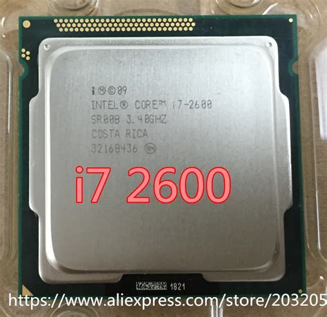 intel core i7 2600 cpu